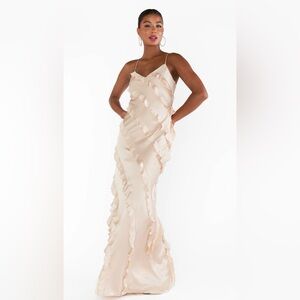 Show me your MUMU romance ruffle dress